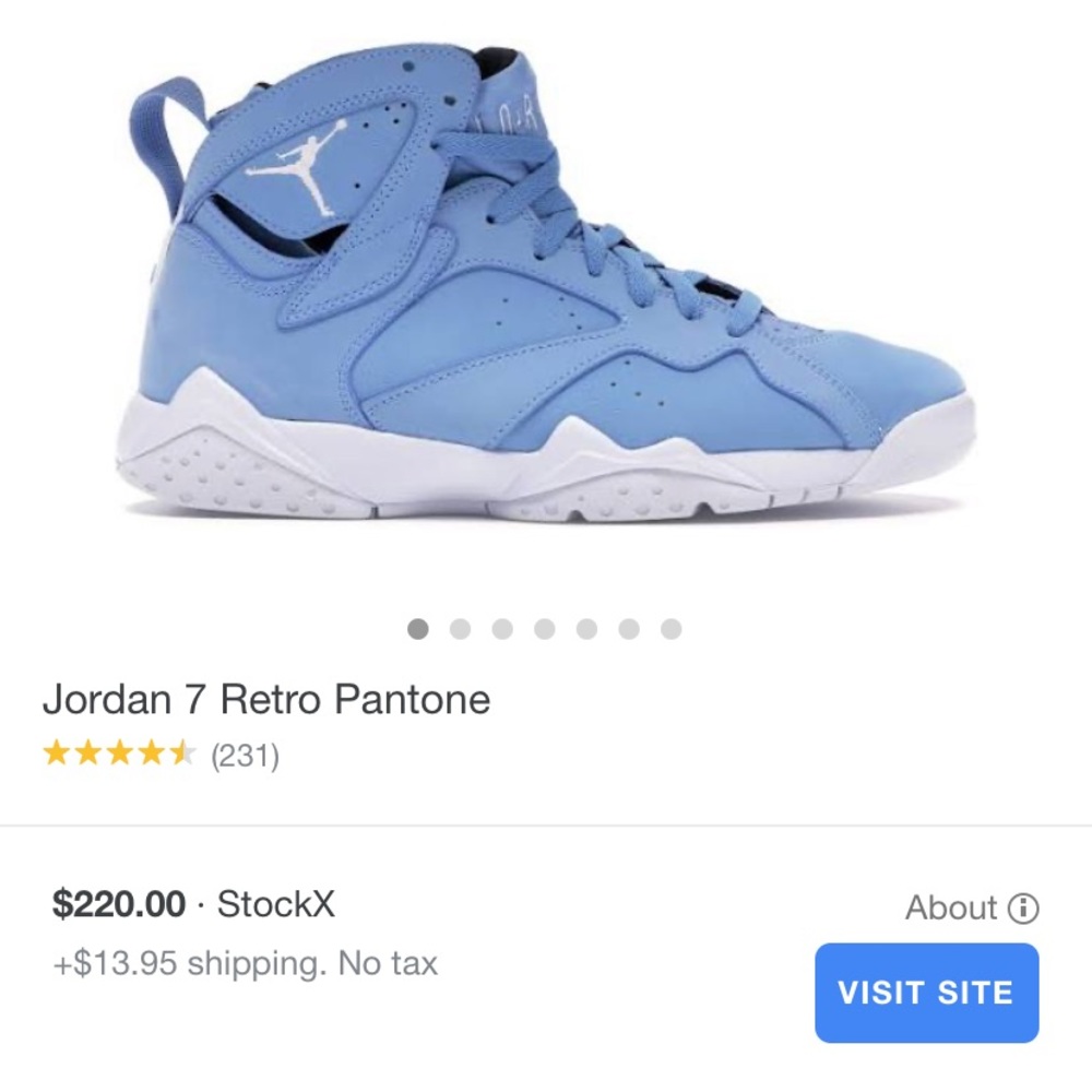 Jordan retro 7s 100 obo